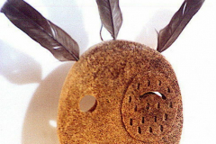 Inuitmaske-Walknochen